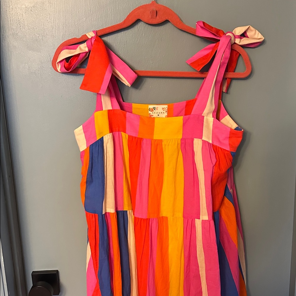 Sézane x Farm Rio striped maxi dress - Picture 6 of 8